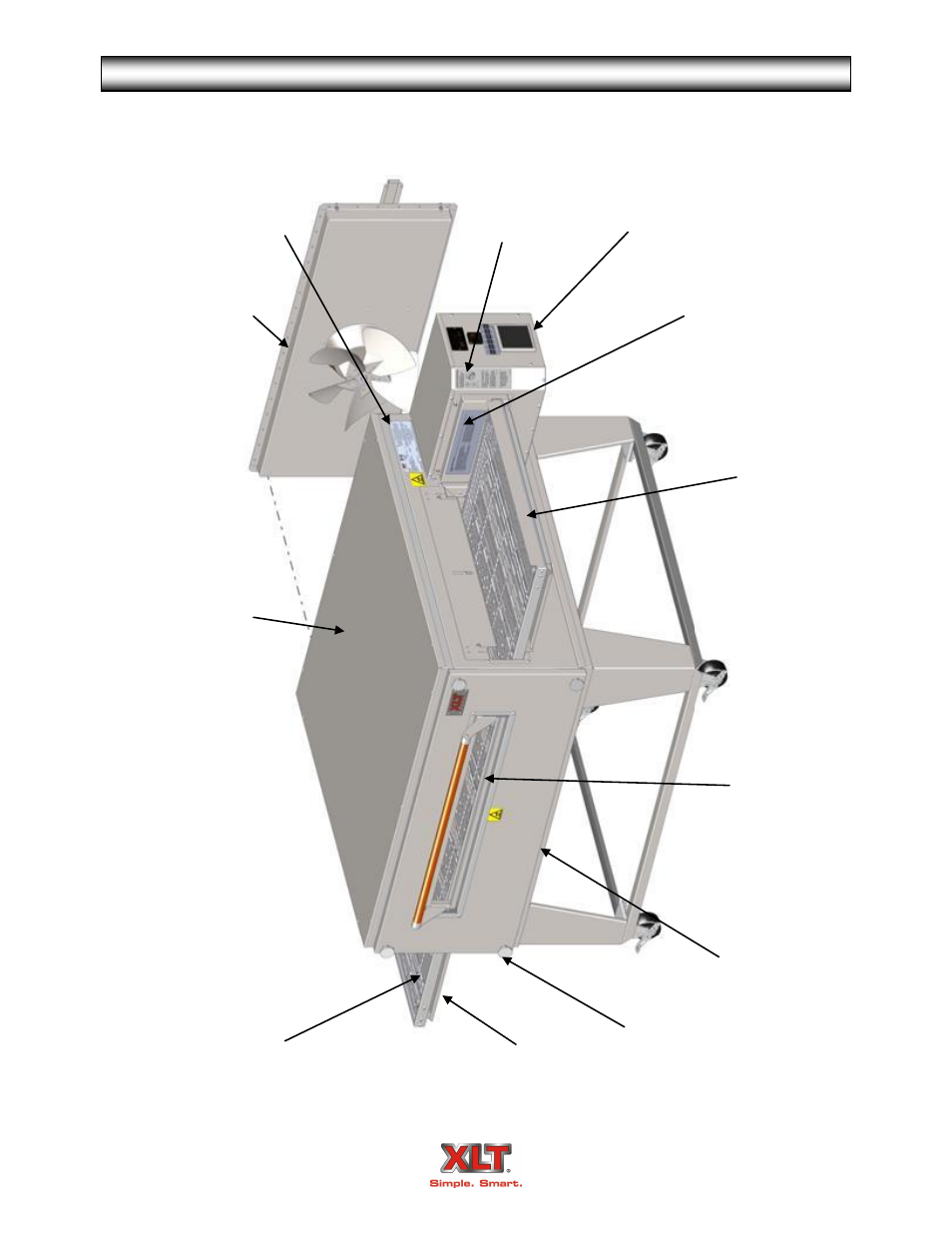 Oven parts-overview | XLT XD-9006A (GAS Oven Version – C, AVI Hood Version – B) User Manual | Page 29 / 62