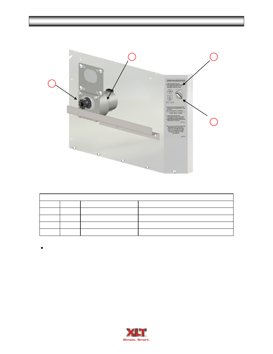 Oven parts-control box | XLT XD-9006A (GAS Oven Version – C, AVI Hood Version – B) User Manual | Page 42 / 62