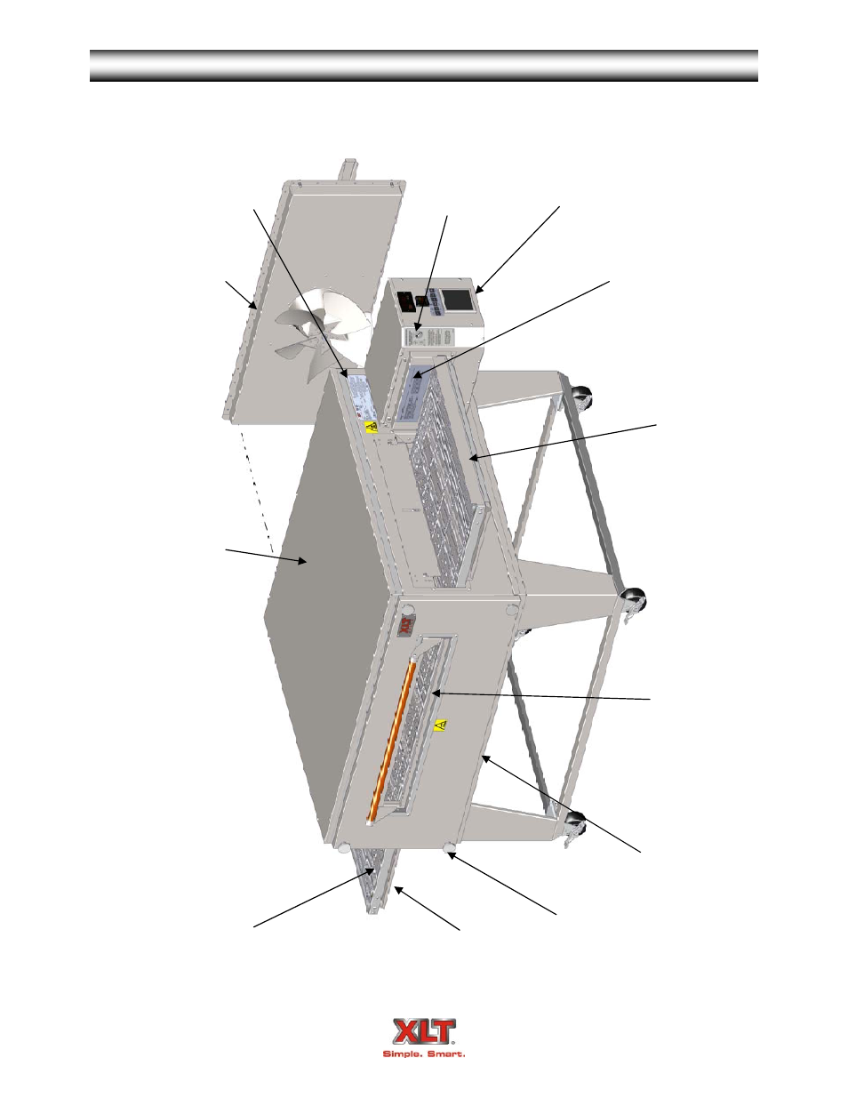 Oven parts-overview | XLT XD-9006A (GAS Oven Version – C, AVI Hood Version – C) User Manual | Page 29 / 70