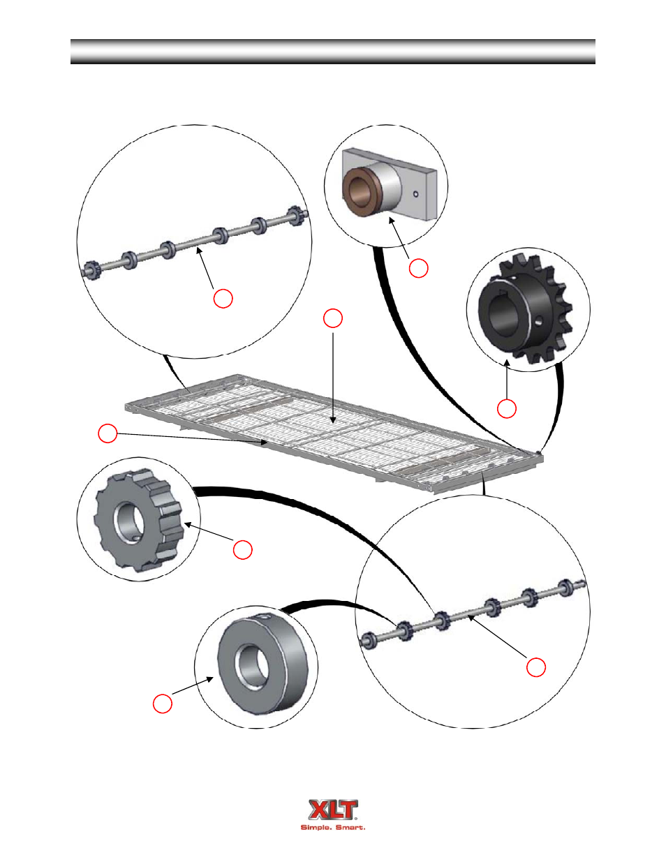 Oven parts-conveyor | XLT XD-9006A (GAS Oven Version – C, AVI Hood Version – C) User Manual | Page 34 / 70