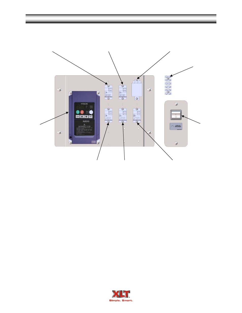 Vfd control box - standard, Vfd control box w/fire suppression | XLT XD-9006A (GAS Oven Version – C, AVI Hood Version – C) User Manual | Page 54 / 70