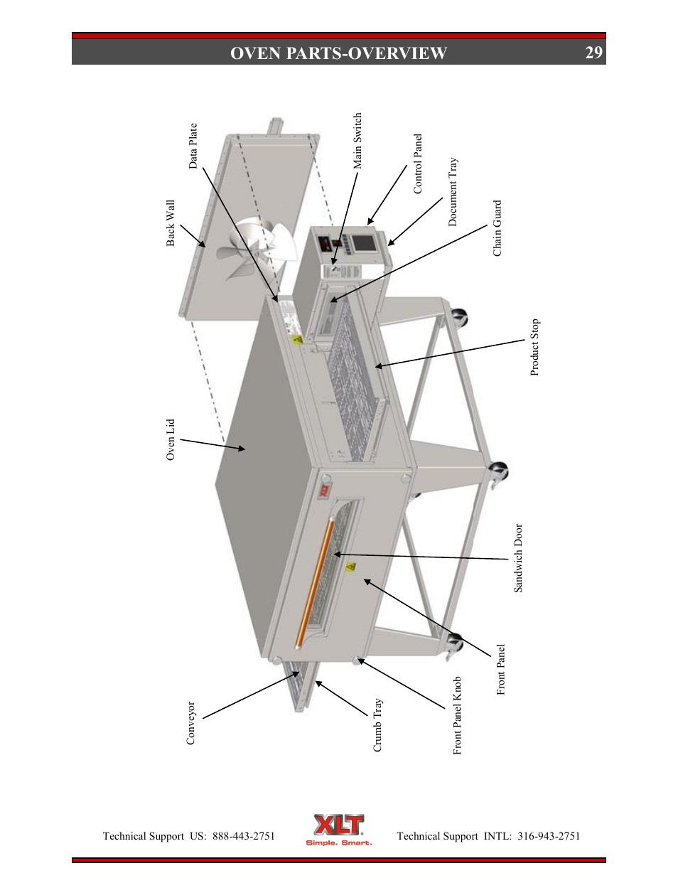 29 oven parts-overview | XLT XD-9006B User Manual | Page 29 / 76