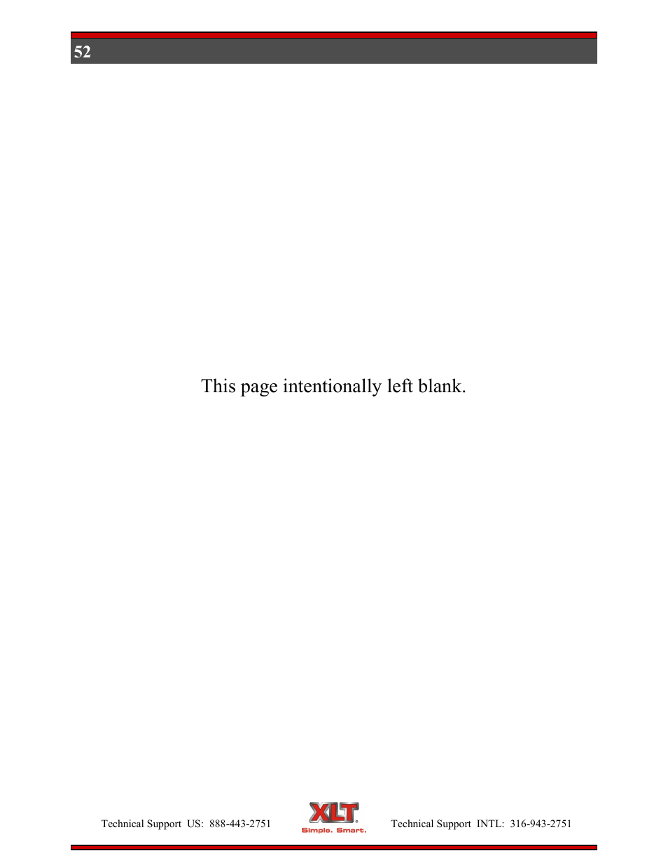 This page intentionally left blank | XLT XD-9006B User Manual | Page 52 / 76