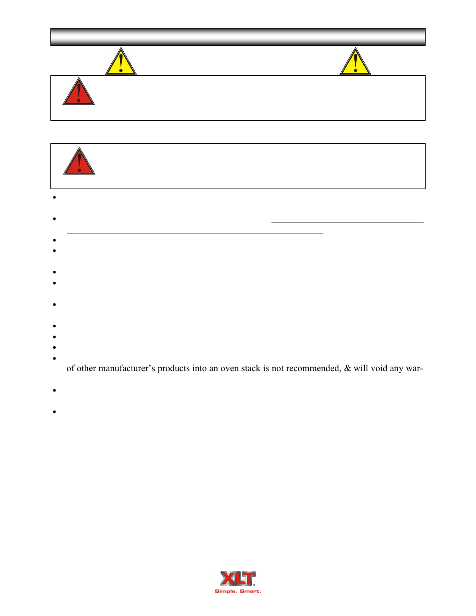 Warning & safety information, Safety depends on you | XLT XD-9007A (ELEC Oven Version – B1, AVI Hood Version – B) User Manual | Page 2 / 56