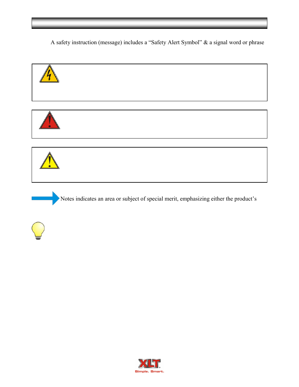 Warning & safety information | XLT XD-9007A (ELEC Oven Version – B1, AVI Hood Version – B) User Manual | Page 3 / 56