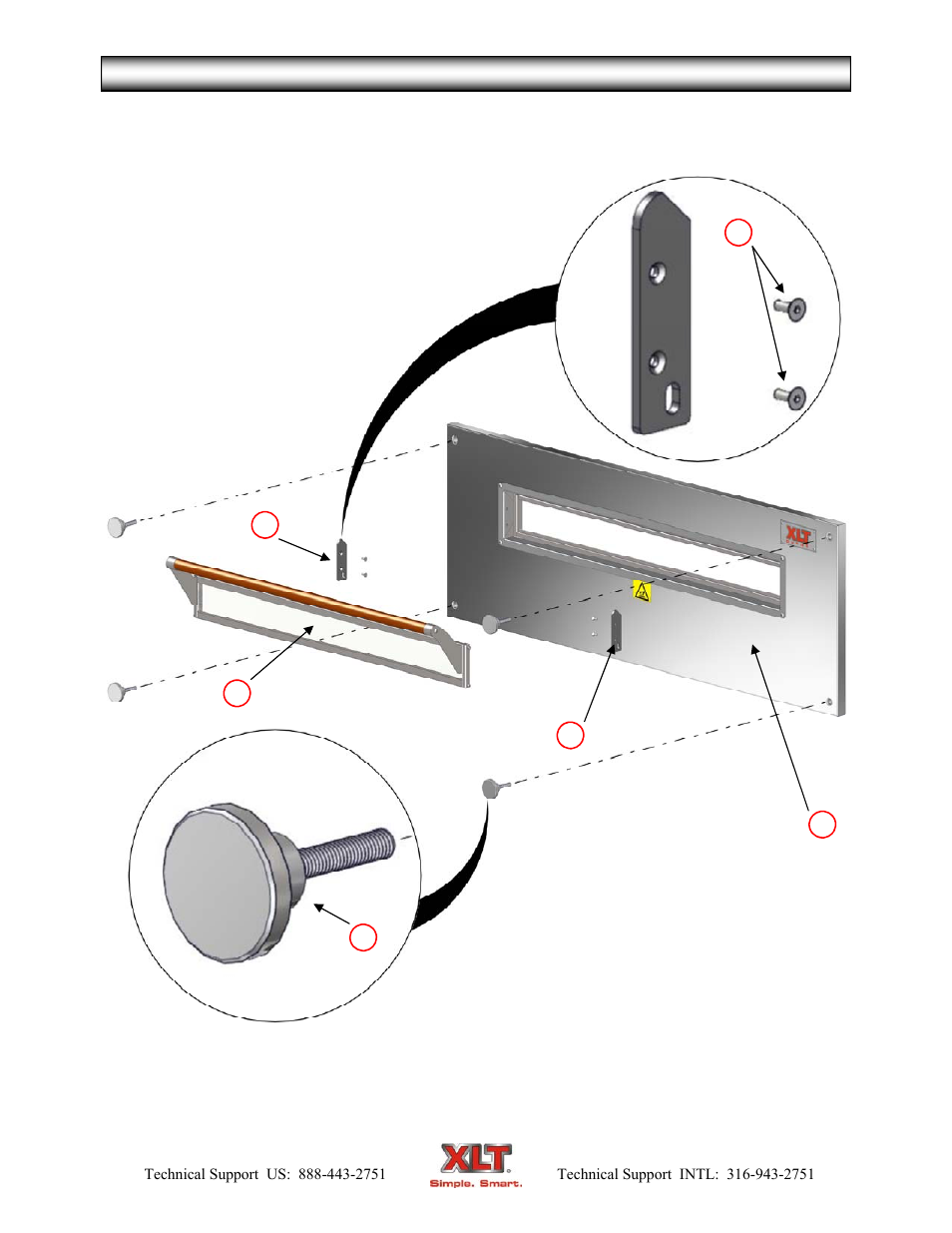 Oven parts-front panel | XLT XD-9007A (ELEC Oven Version – C, AVI Hood Version – C) User Manual | Page 24 / 64