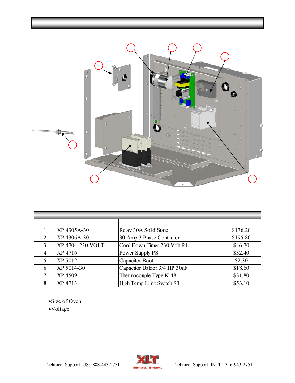 Oven parts-world control box | XLT XD-9007A (ELEC Oven Version – C, AVI Hood Version – C) User Manual | Page 43 / 64