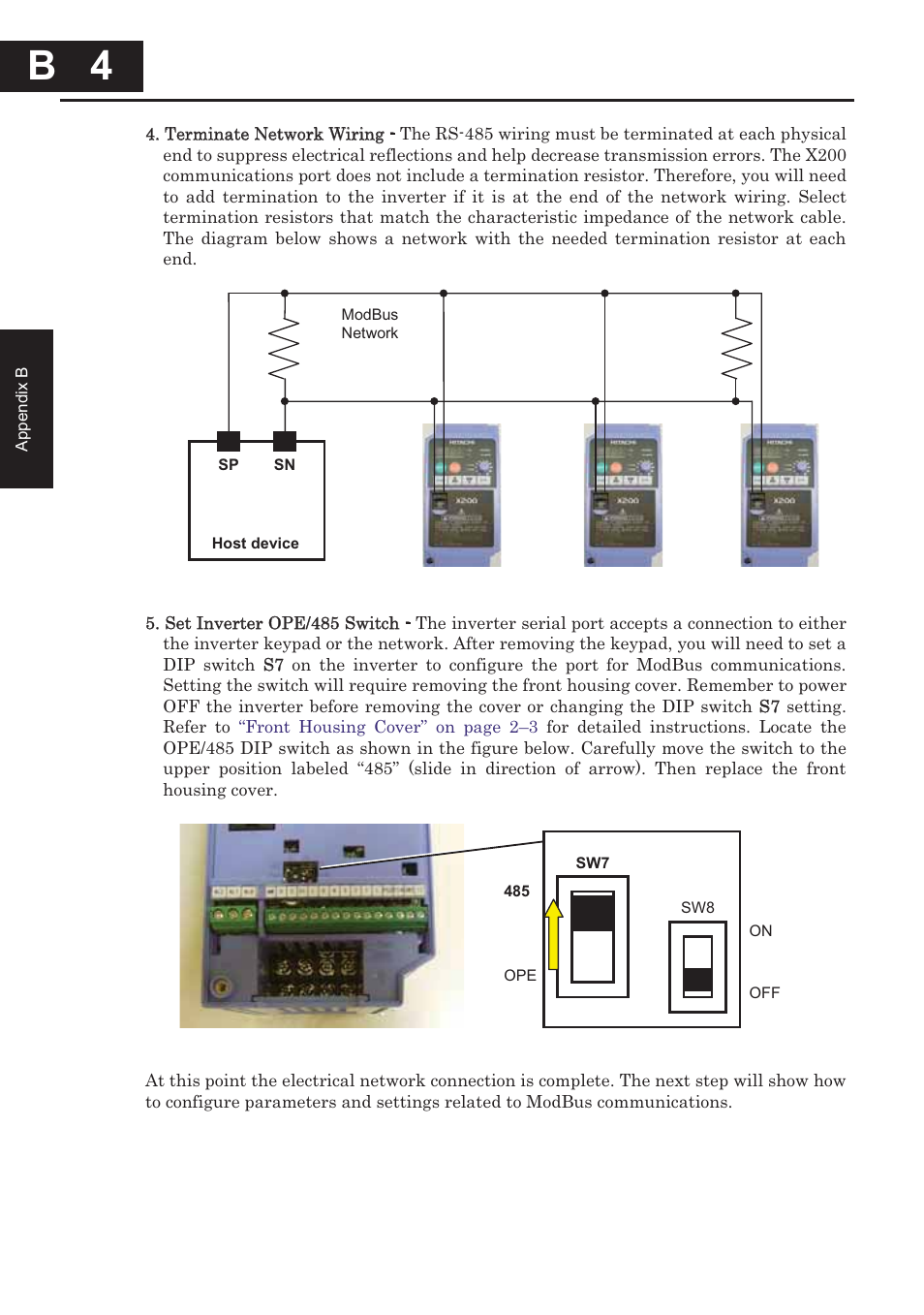 B 4 | XLT Hitachi X200 User Manual | Page 247 / 305