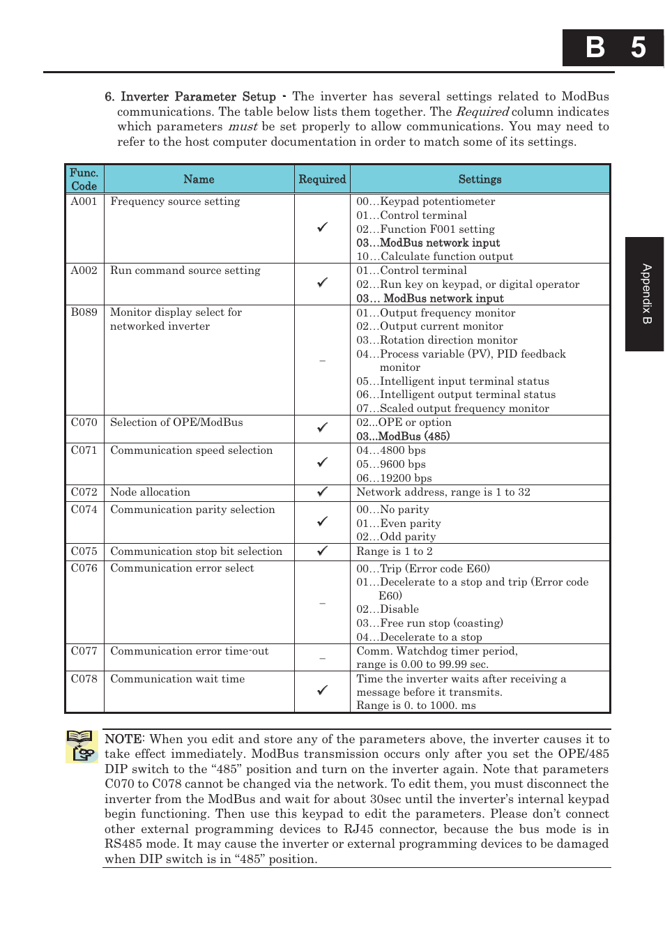 B 5 | XLT Hitachi X200 User Manual | Page 248 / 305
