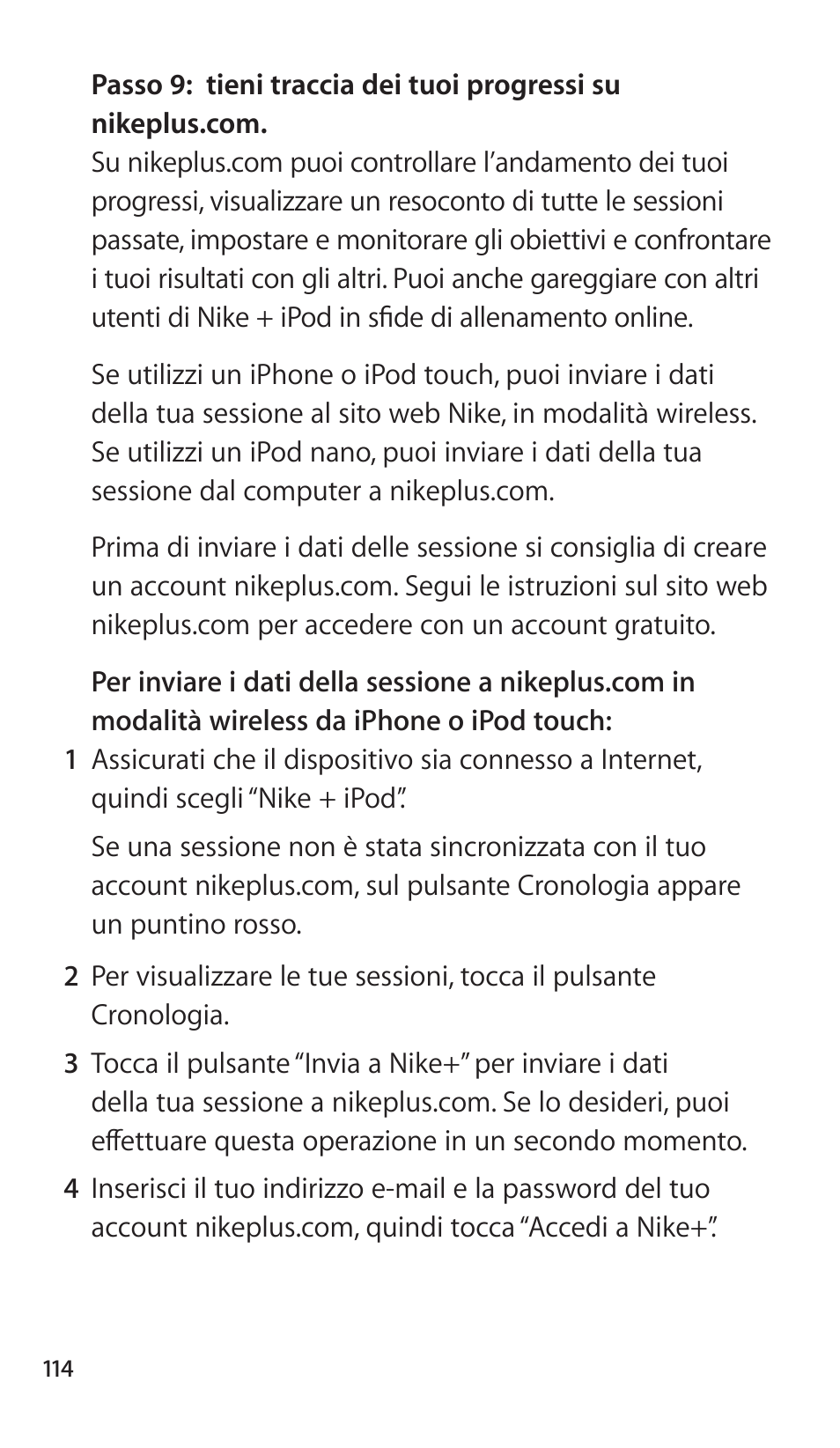 Apple Nike + iPod Sensor User Manual | Page 114 / 144