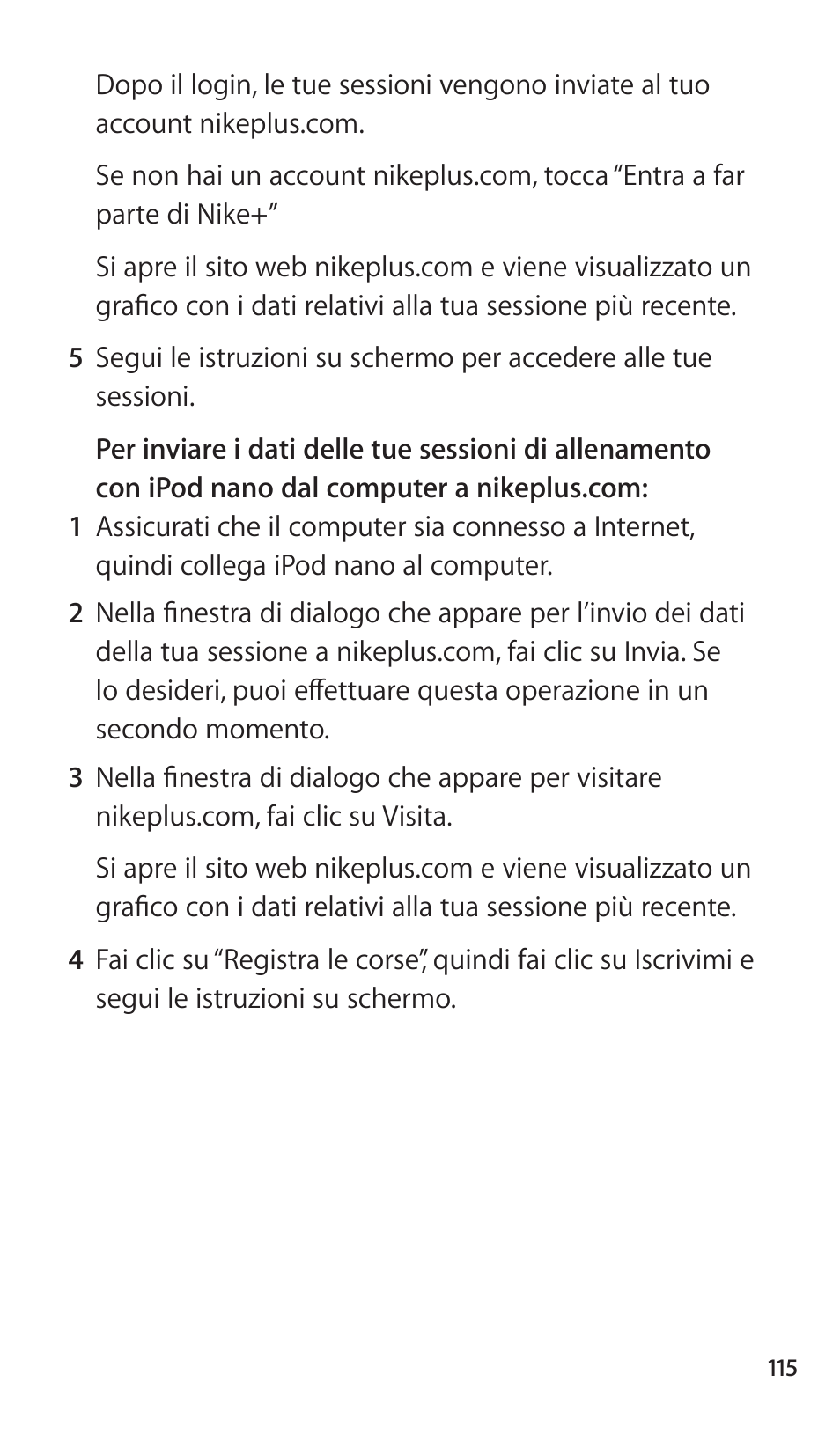 Apple Nike + iPod Sensor User Manual | Page 115 / 144
