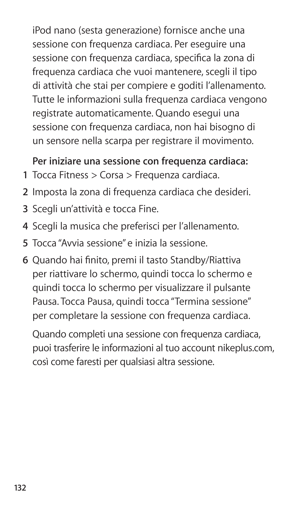 Apple Nike + iPod Sensor User Manual | Page 132 / 144