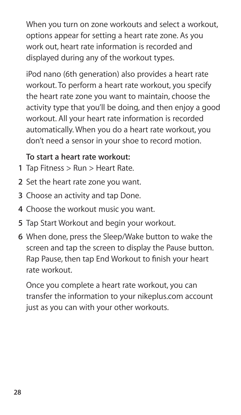 Apple Nike + iPod Sensor User Manual | Page 28 / 144