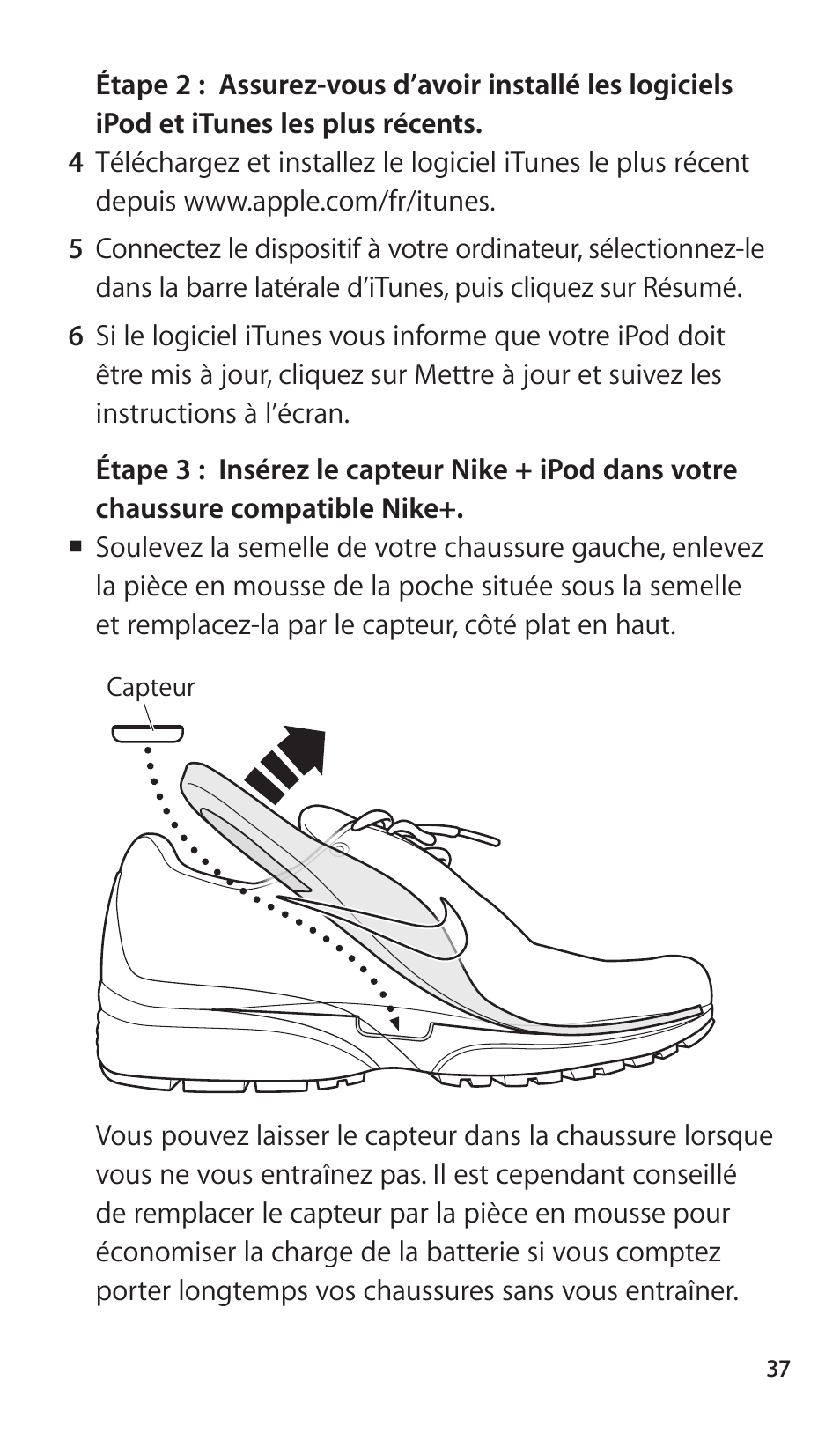 Apple Nike + iPod Sensor User Manual | Page 37 / 144