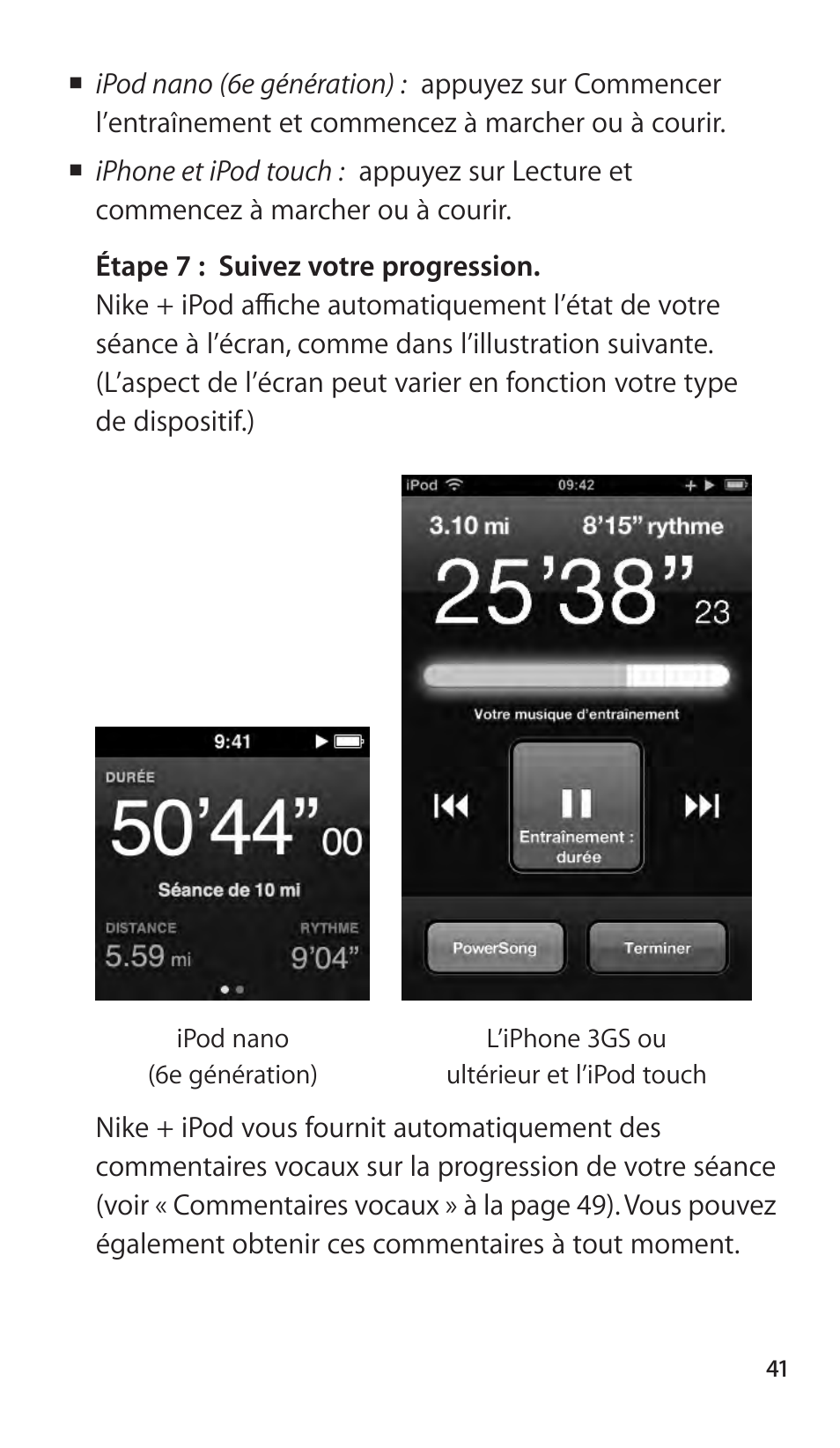 Apple Nike + iPod Sensor User Manual | Page 41 / 144