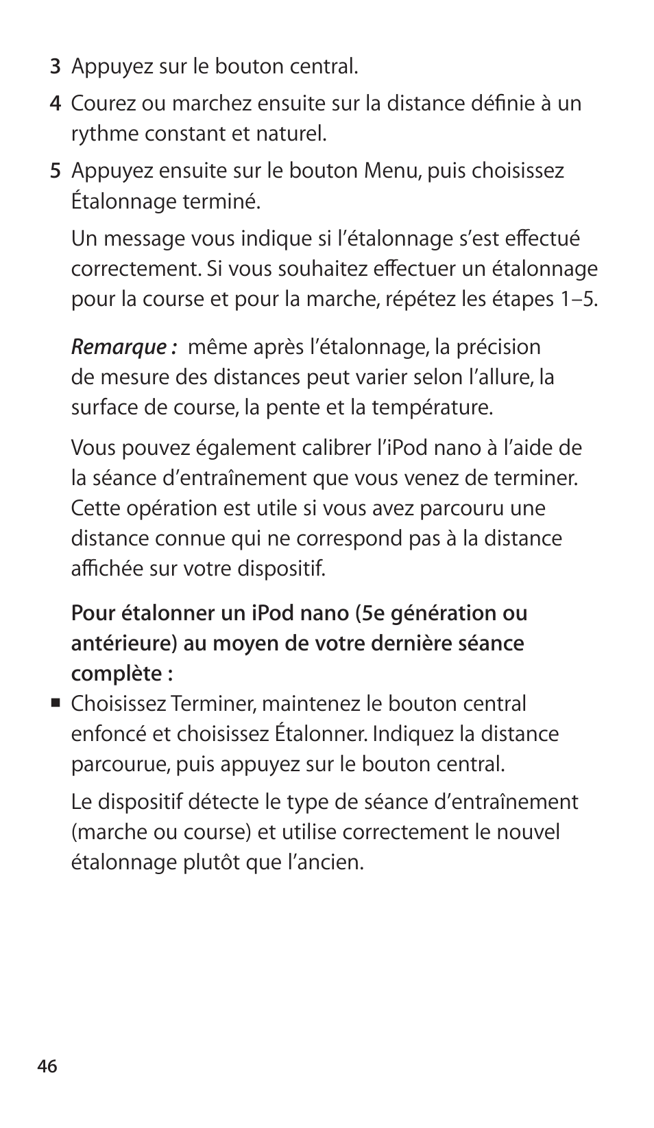 Apple Nike + iPod Sensor User Manual | Page 46 / 144