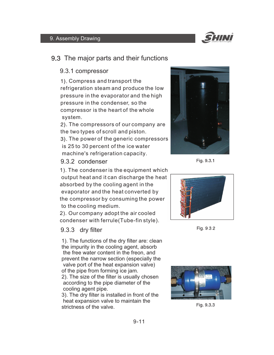 The major parts and their functions | Yuh Dak SIC-A series User Manual | Page 39 / 85