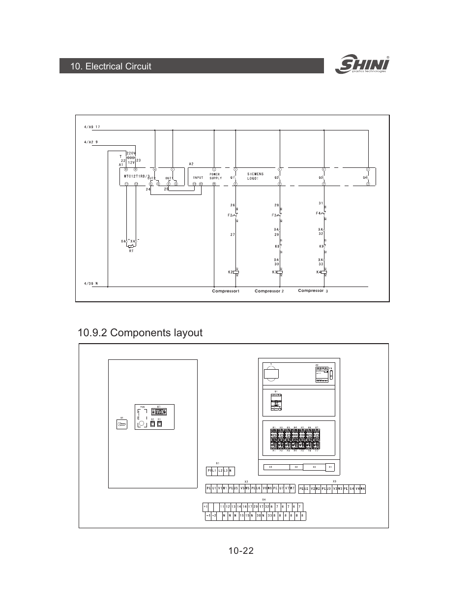 2 components layout, 22 10. electrical circuit | Yuh Dak SIC-A series User Manual | Page 62 / 85