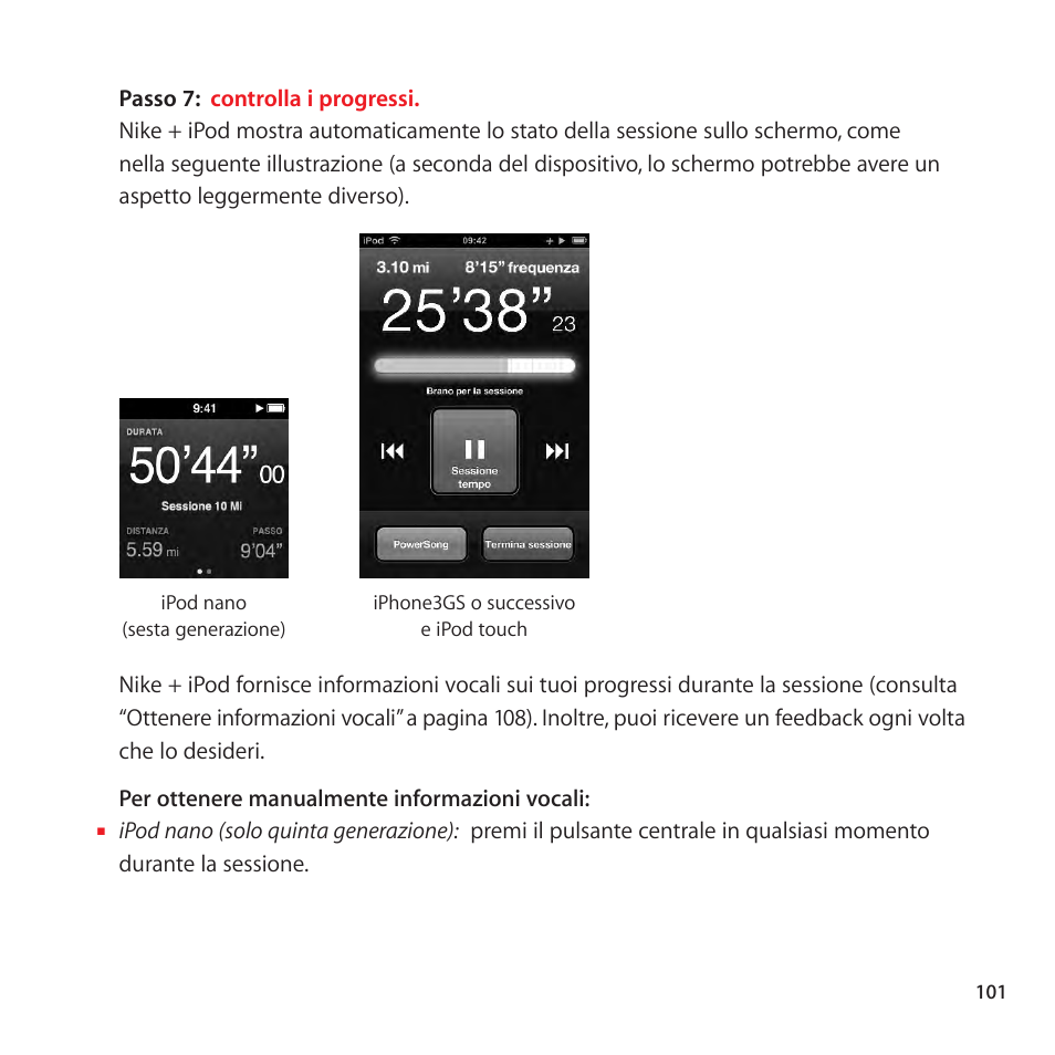 Apple Nike + iPod User Manual | Page 101 / 128
