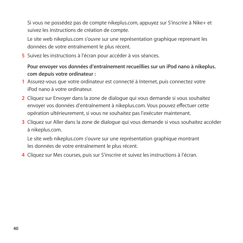 Apple Nike + iPod User Manual | Page 40 / 128