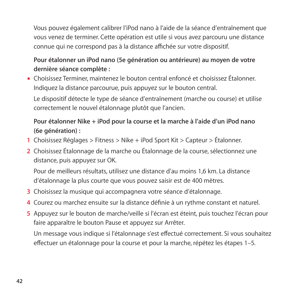 Apple Nike + iPod User Manual | Page 42 / 128
