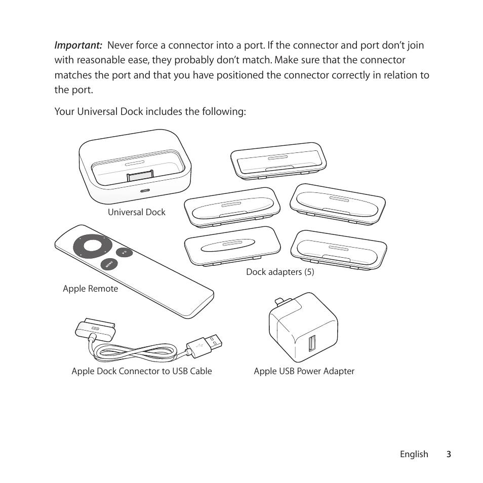 Apple Universal Dock User Manual | Page 3 / 88
