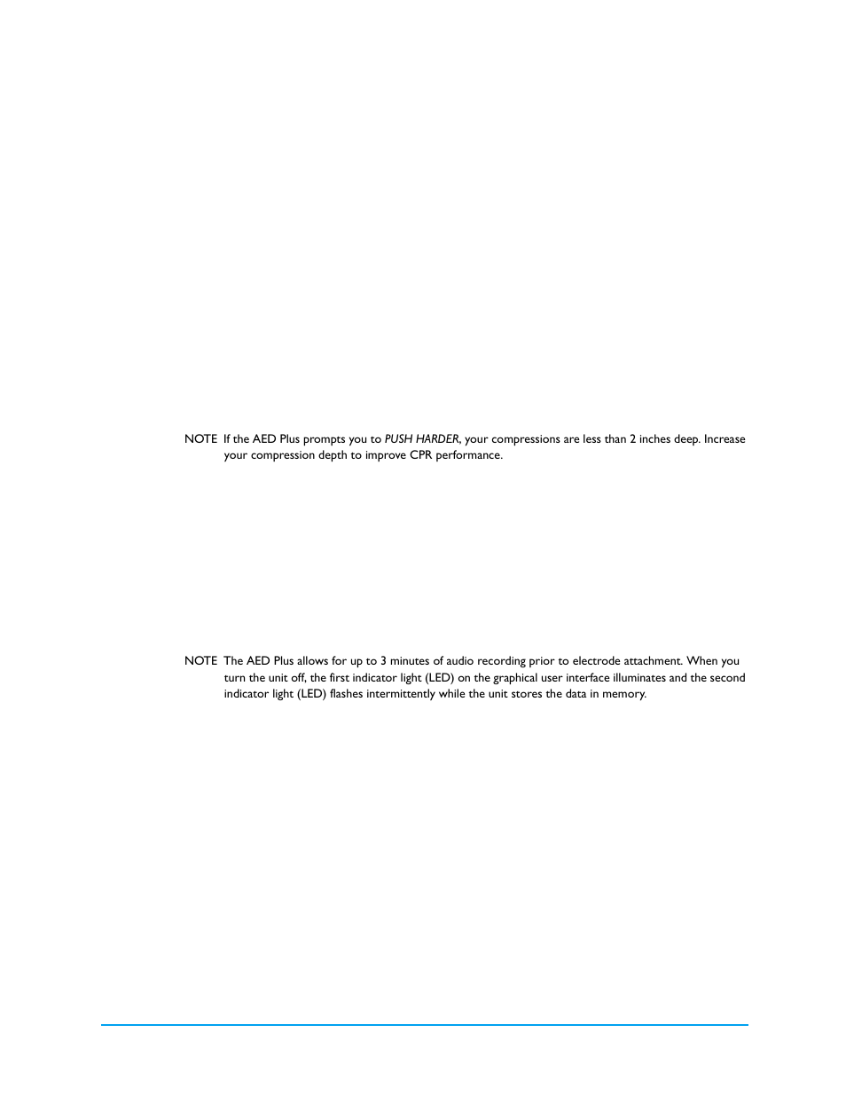 Using the cpr monitoring function — real cpr help, Using the audio recording option | ZOLL AED Plus Rev V User Manual | Page 24 / 54