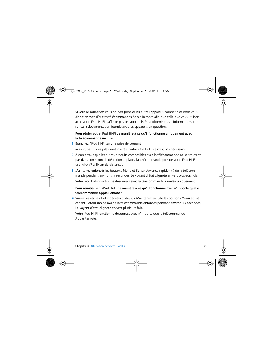 Apple iPod Hi-Fi User Manual | Page 23 / 106