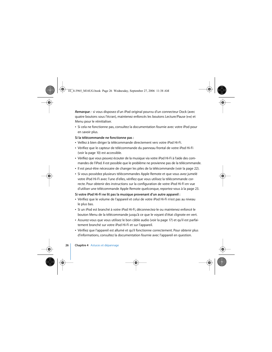 Apple iPod Hi-Fi User Manual | Page 26 / 106