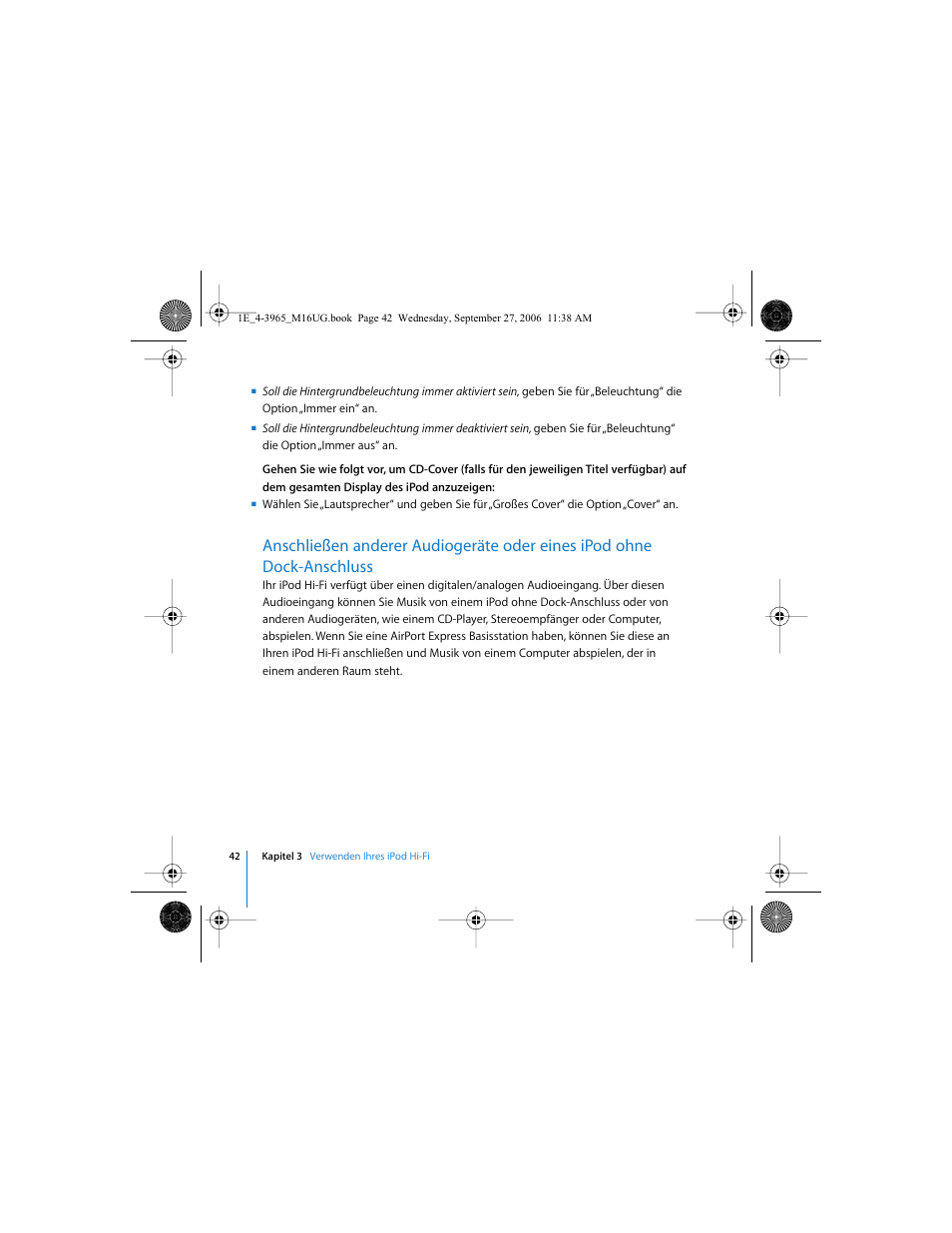 Apple iPod Hi-Fi User Manual | Page 42 / 106