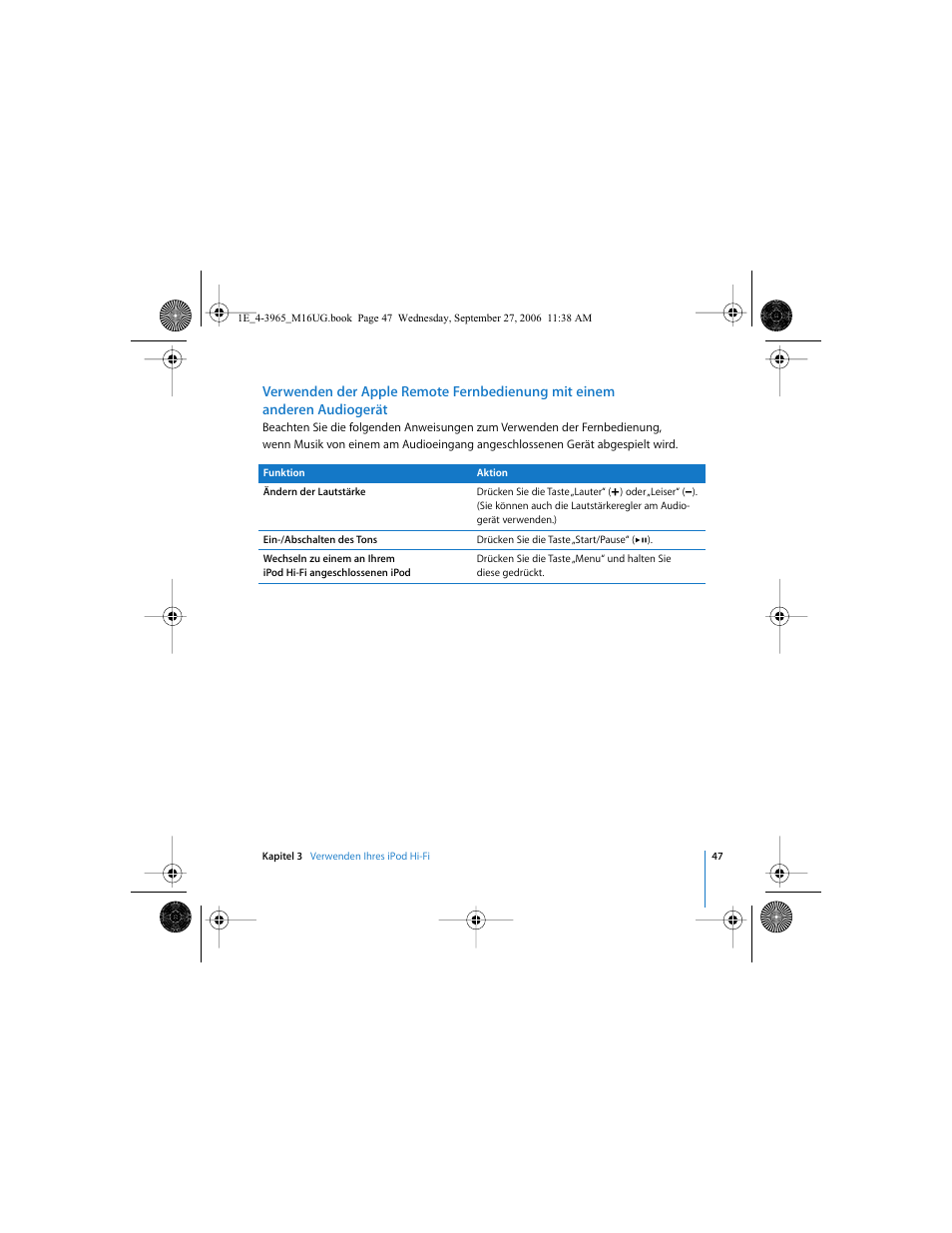 Apple iPod Hi-Fi User Manual | Page 47 / 106