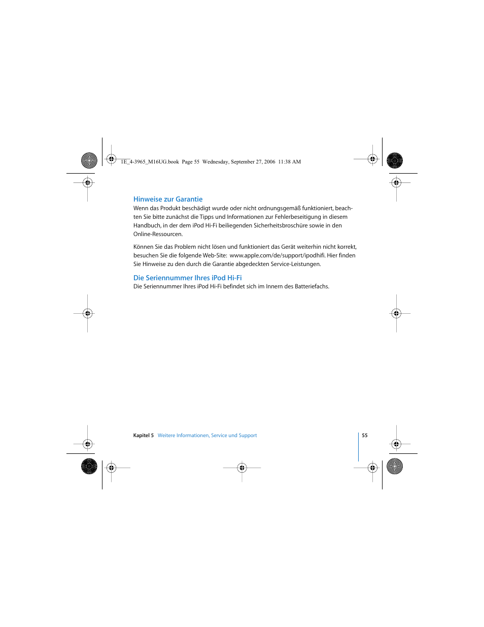 Apple iPod Hi-Fi User Manual | Page 55 / 106