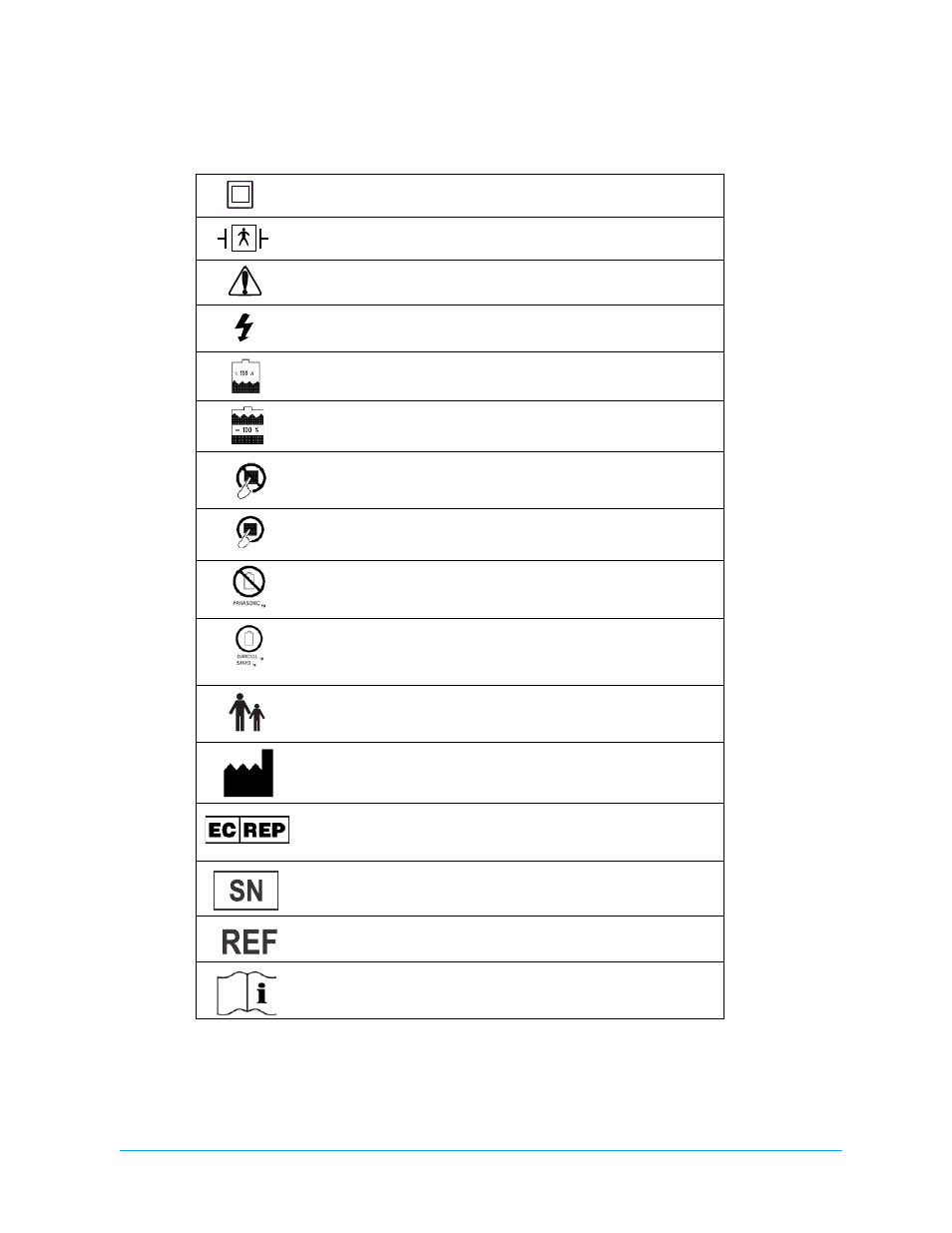 Símbolos | ZOLL AED Plus Rev B User Manual | Page 9 / 44