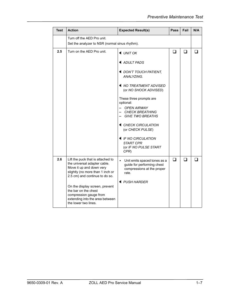ZOLL AED Pro Rev A User Manual | Page 19 / 36