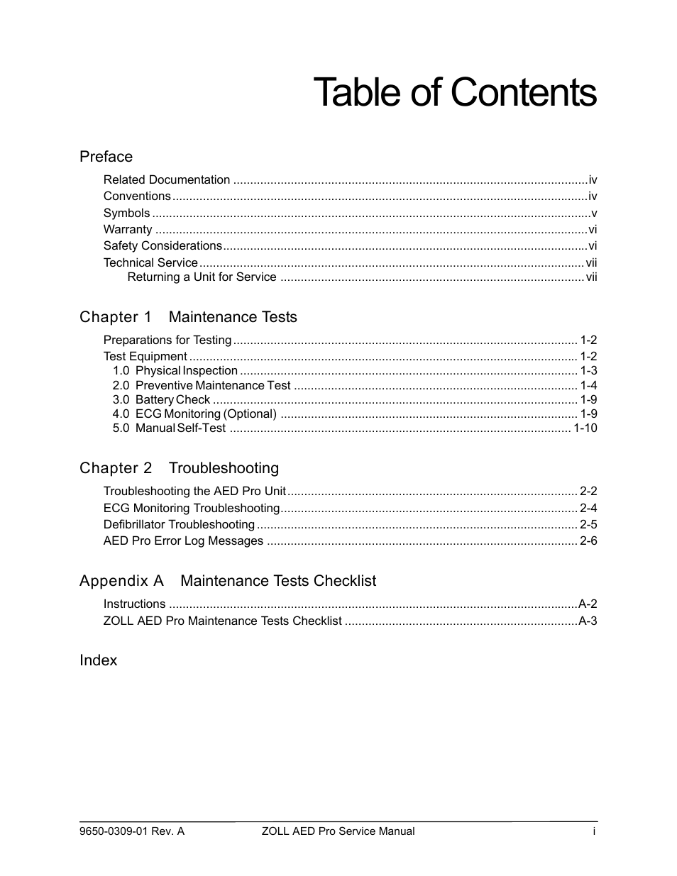 ZOLL AED Pro Rev A User Manual | Page 5 / 36