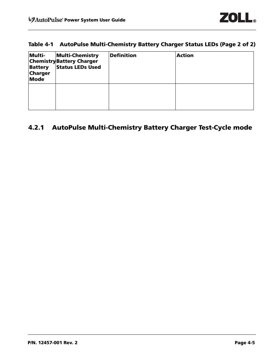 ZOLL AutoPulse Rev A User Manual | Page 21 / 50