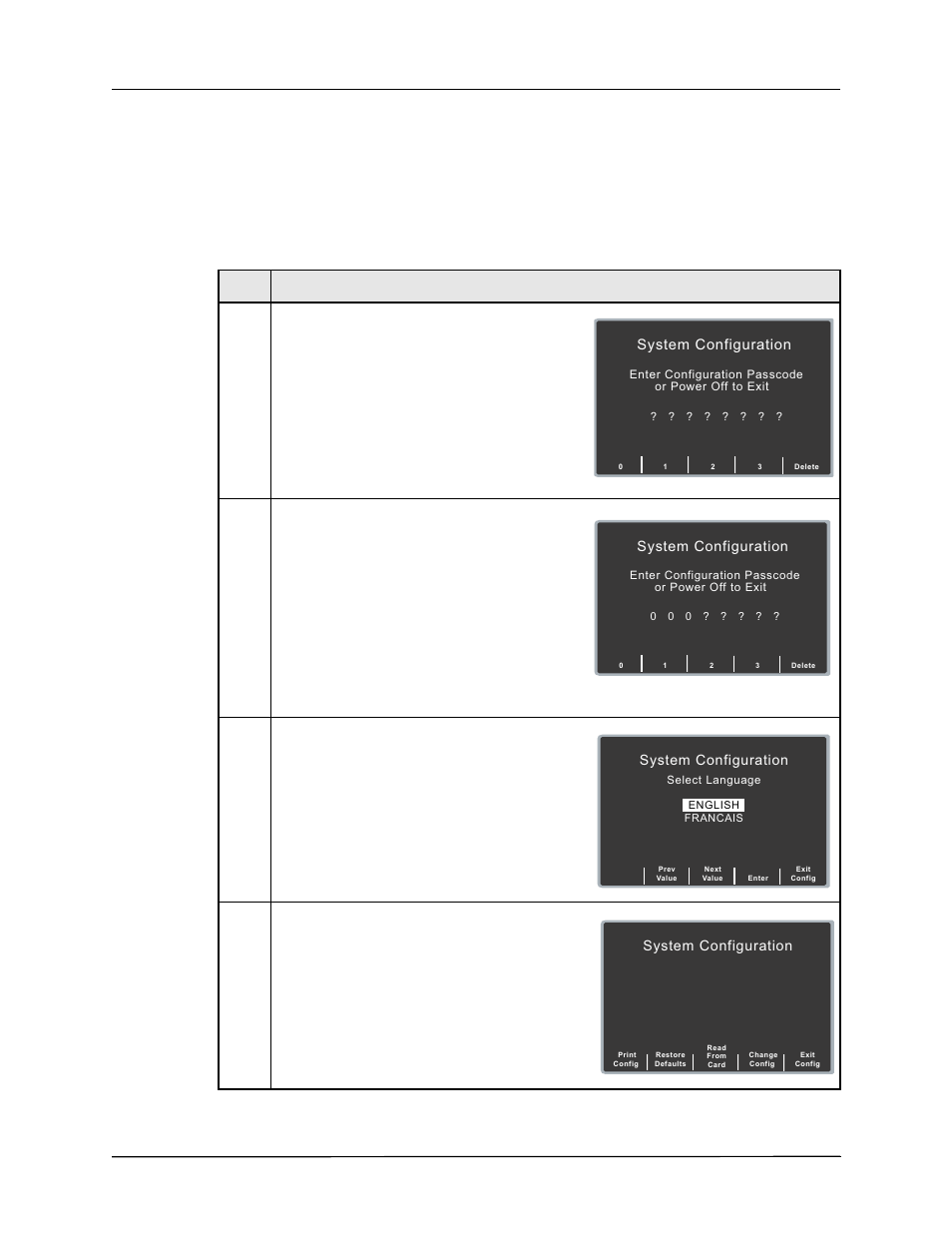 Entering system configuration mode, Procedure, System configuration | ZOLL E Series Monitor Defibrillator Rev M User Manual | Page 8 / 68