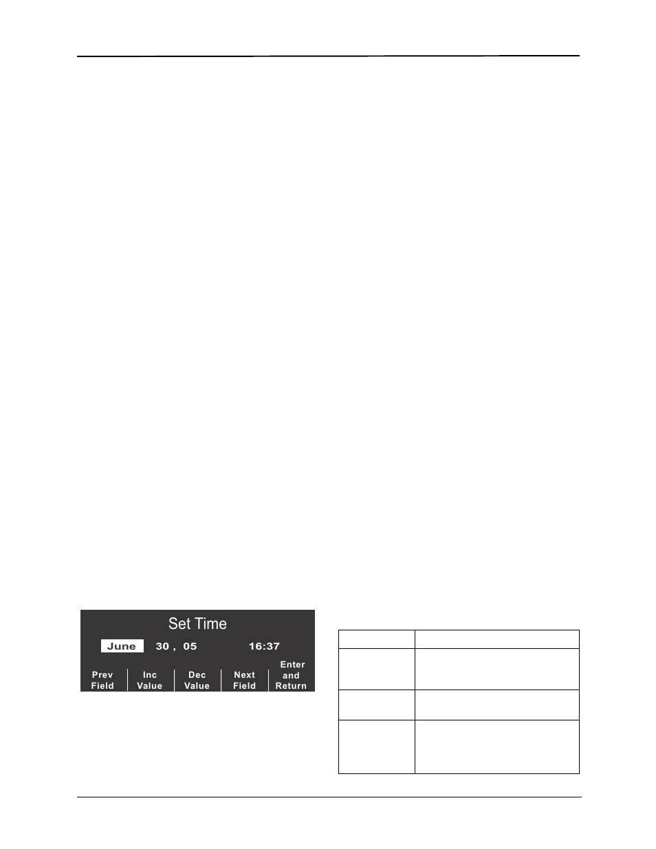 Set time, Setting time and date | ZOLL E Series Monitor Defibrillator Rev R User Manual | Page 83 / 132
