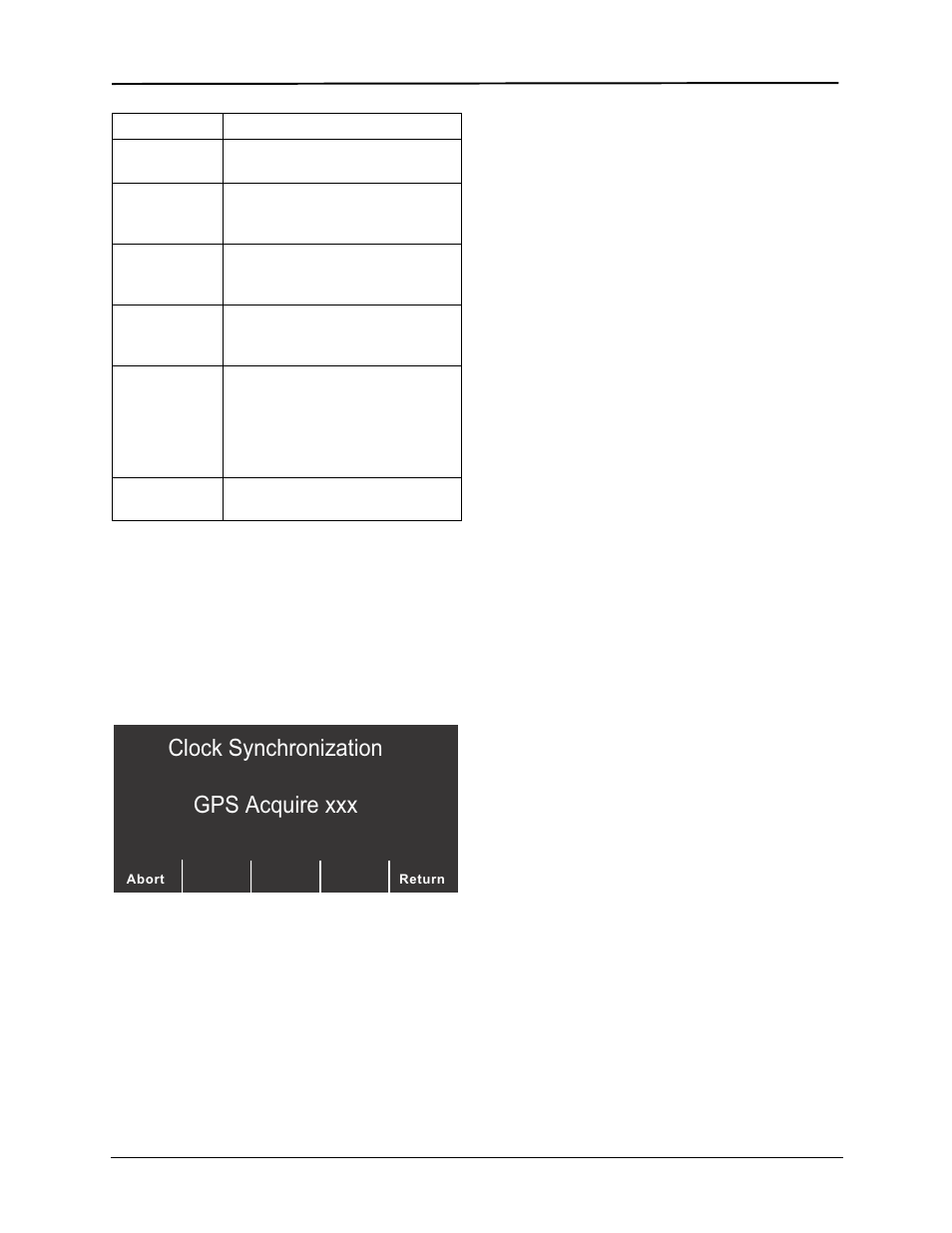 Clock synchronization gps acquire xxx | ZOLL E Series Monitor Defibrillator Rev R User Manual | Page 84 / 132