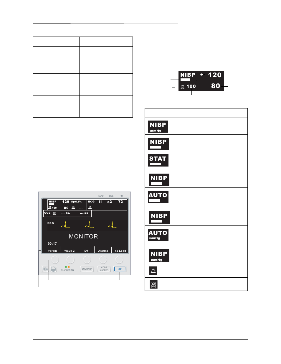 How do i read the display | ZOLL E Series Monitor Defibrillator Rev G NIBP User Manual | Page 6 / 18