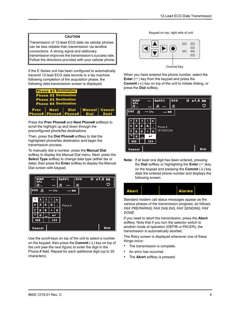 ZOLL E Series Monitor Defibrillator Rev C User Manual | Page 7 / 20