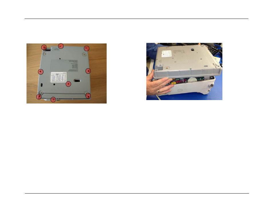 Bottom panel removal, Bottom panel removal -10 | ZOLL E Series Monitor Defibrillator Rev D User Manual | Page 120 / 280