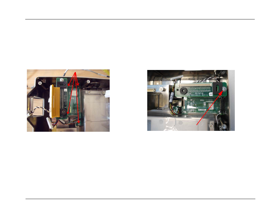 Communication board & pcmcia module removal, Communication board & pcmcia module removal -31, Communication board | Pcmcia module removal | ZOLL E Series Monitor Defibrillator Rev D User Manual | Page 141 / 280