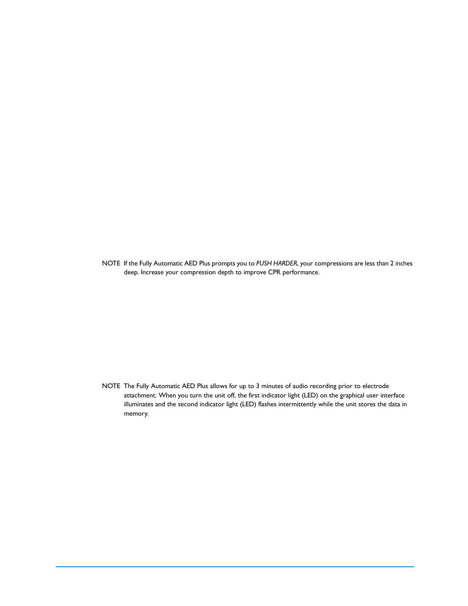 Using the cpr monitoring function — real cpr help, Using the audio recording option | ZOLL AED Plus Fully Automatic Rev B User Manual | Page 24 / 52