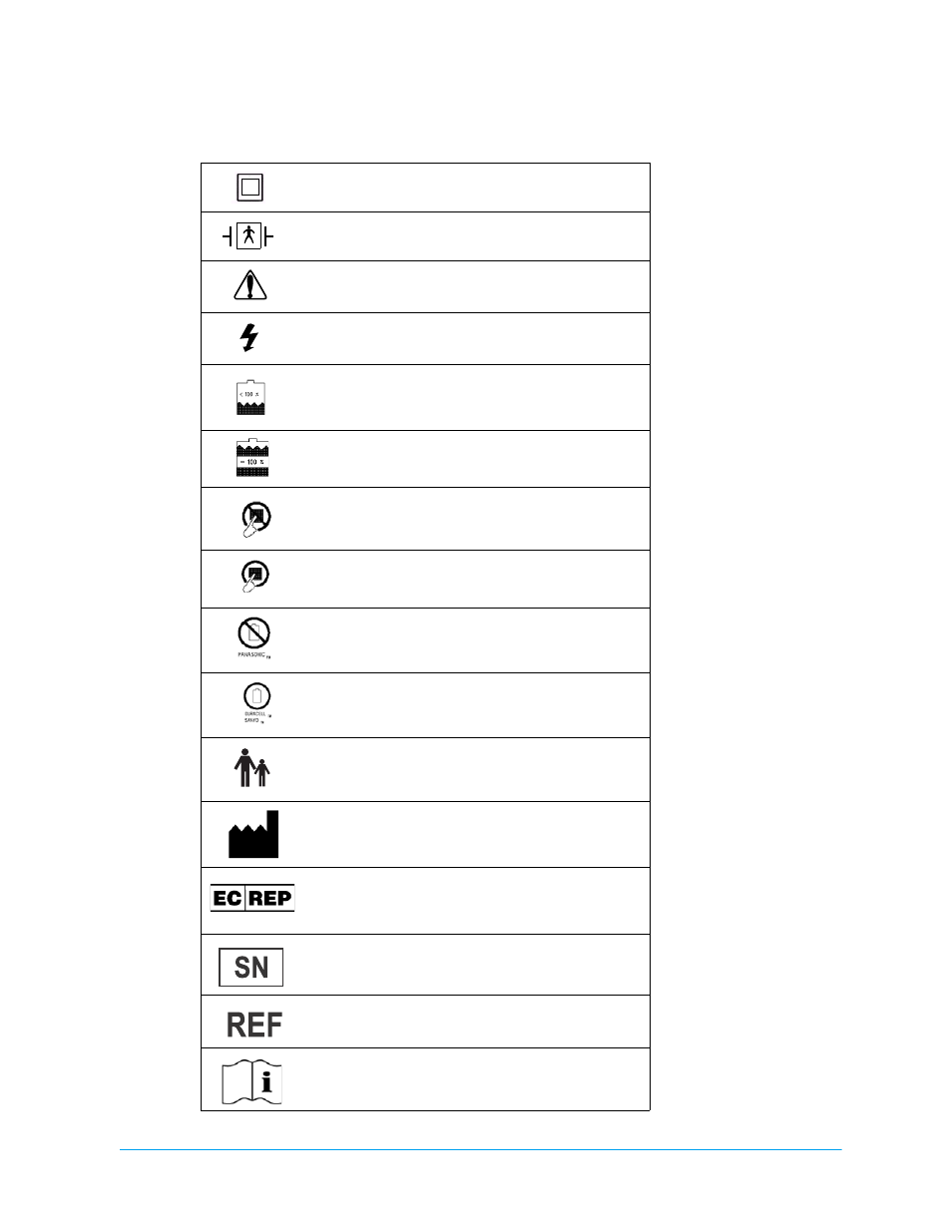 Symbols | ZOLL AED Plus Fully Automatic Rev B User Manual | Page 9 / 52