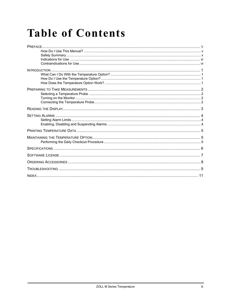 ZOLL M Series CCT Defibrillator Rev C User Manual | Page 3 / 18