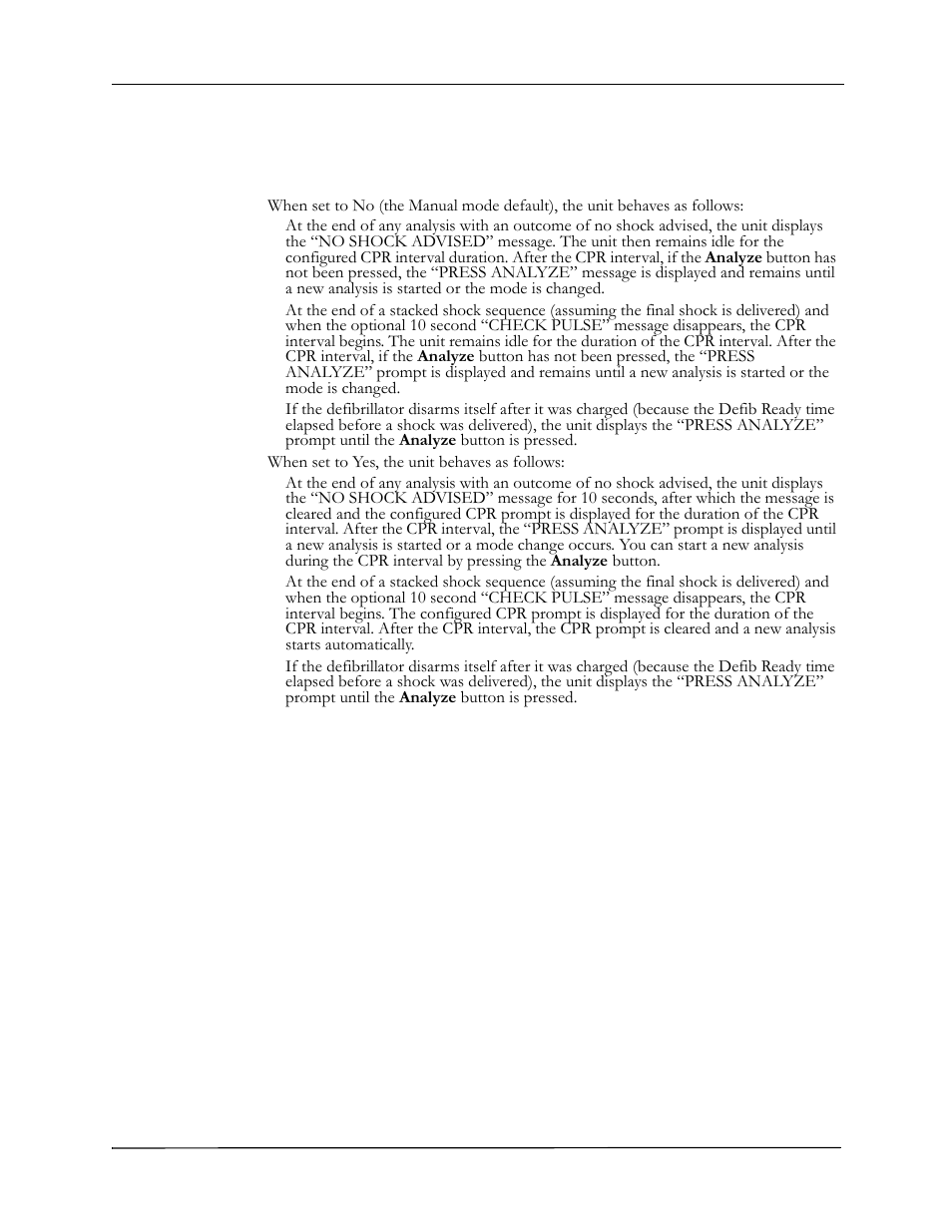 Display do cpr message, Cpr message after shock, Cpr message after no shock advised | Check pulse | ZOLL M Series Defibrillator Rev YC User Manual | Page 14 / 34