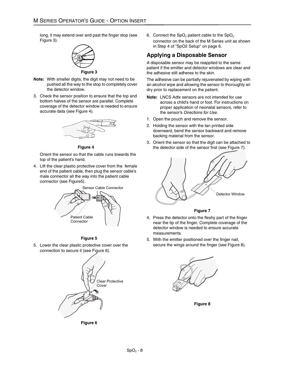 Applying a disposable sensor | ZOLL M Series Defibrillator Rev M User Manual | Page 10 / 14