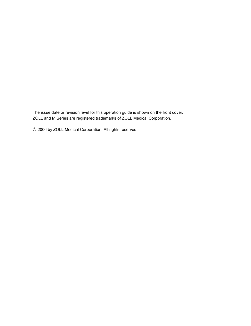 ZOLL M Series Defibrillator Rev G NIBP User Manual | Page 2 / 30