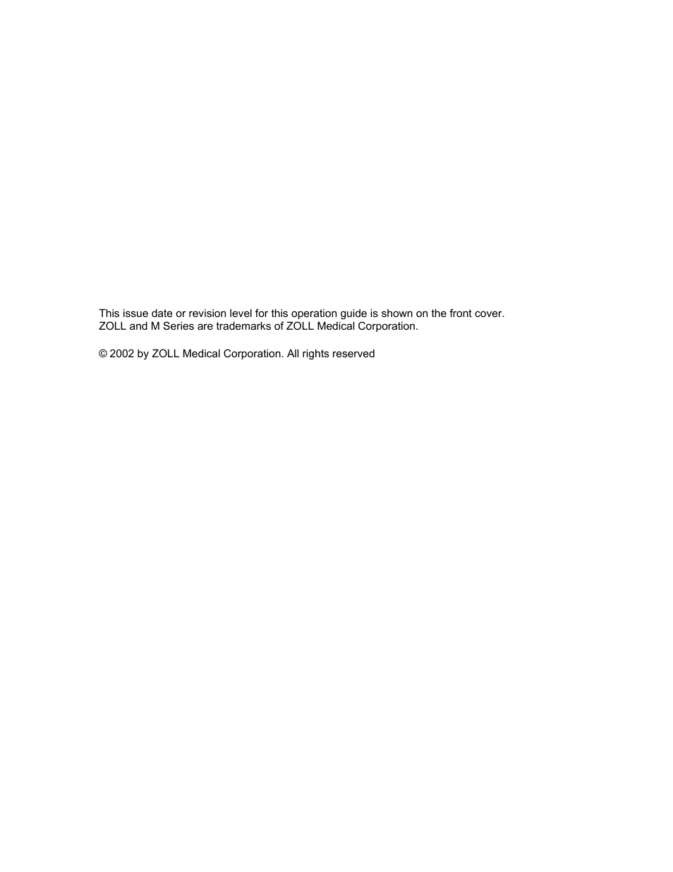 ZOLL M Series Defibrillator Rev H User Manual | Page 2 / 23